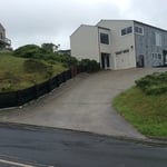 Garage addition with deck