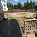 Deck Before cleaning and staining