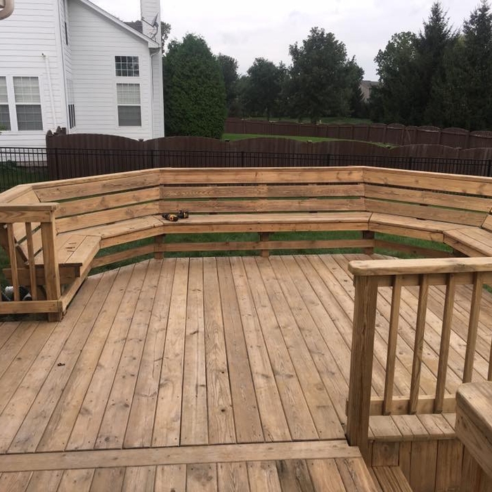 Deck after cleaning