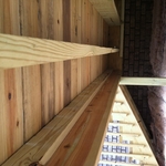 Underside of deck.