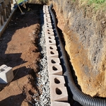 Foundation and draining