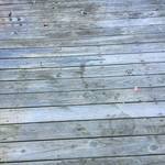 before restoring the deck
