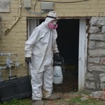 Mold Remediation Team preparing for crawlspace