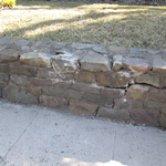 Stone retainer wall Restoration