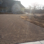finished chip seal driveway