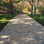 Brick driveway