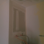 Drywall hung and finished