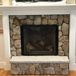 Stone Veneer-Fireplace