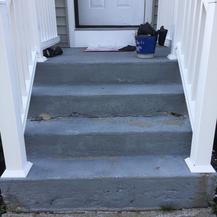 Existing front steps