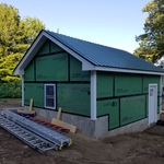 Preparing for maibec siding.