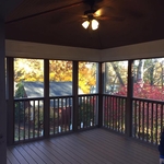 Screened in porch