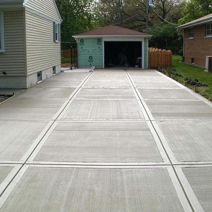 finish driveway