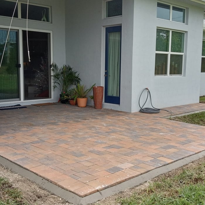 paver patio/ rbc color
