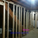 Wall Framed Up (right side)