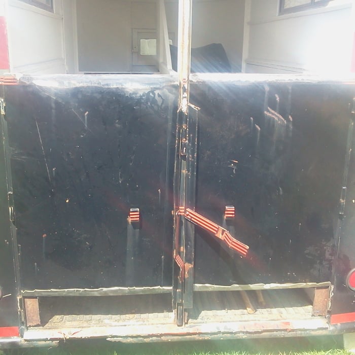Repair rust on trailer