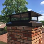 #1 Chimney Cap installed