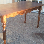 Oak Sewing Table
