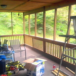 Inside deck