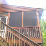 Entrance to deck from outside
