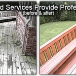 Deck Power wash and Stain