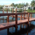 Deck power wash and stain