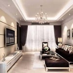 Recess Lights and Chandelier Installation