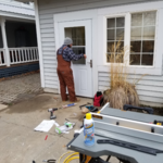 Final touches on Exterior Door