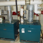 Hot water gas boilers