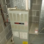 95% gas fired warm air furnace