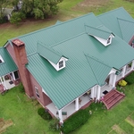 Install Green Metal Roof