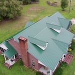 Install Green Metal Roof