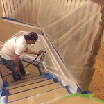 Interior Trim HVLP spraying