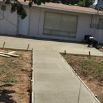Slab and walk way