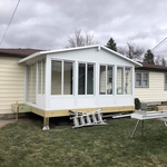 Gable Sunroom on Deck