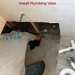 Install Plumbing Valve