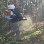 Spraying for Mosquitoes