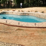 Landscaping around New Pool