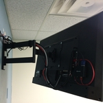 Tv Mount With Cables