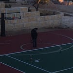 Striping Basketball court