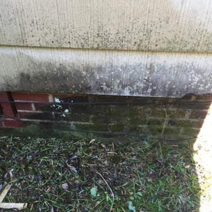 Asbestos Siding and Brick Cleanup