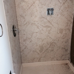 What the shower looked like before