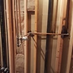 Old shower area