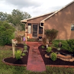 New Beds and Walkway