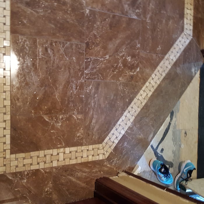 Tile floor