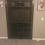 Closet turned into entertainment center