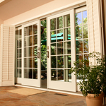 Sliding French patio doors