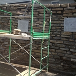 Finished Stone retaining wall