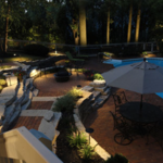 Pool and trees