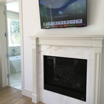 SMART TV INSTALL IN BEDROOM OVER FIREPLACE!