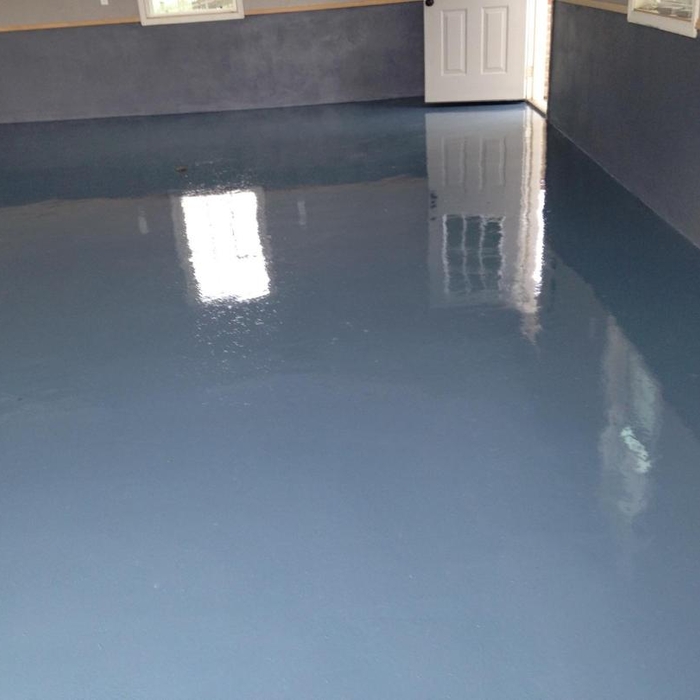 FLOOR DONE WITH EPOXY